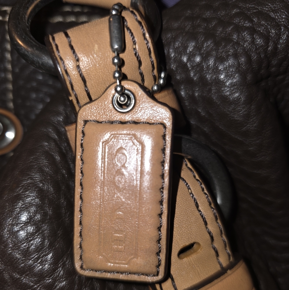 **EUC** Coach Chelsea F12334 Pebbled Leather Satchel bag - Picture 5 of 6